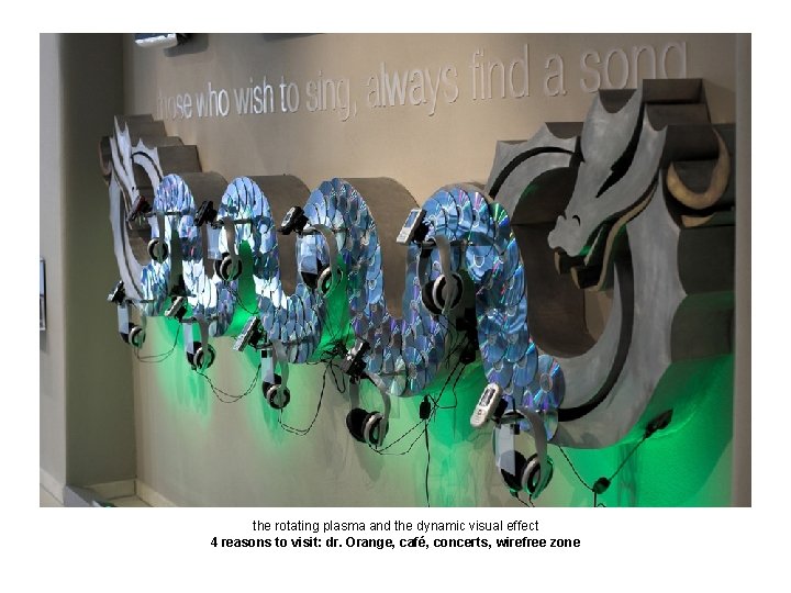the rotating plasma and the dynamic visual effect 4 reasons to visit: dr. Orange,