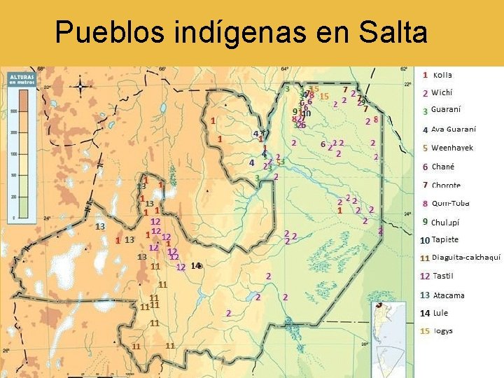 Pueblos indígenas en Salta 