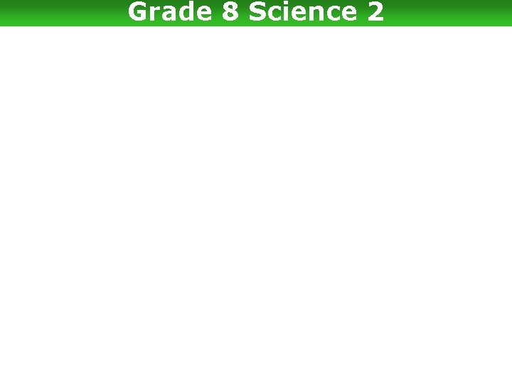Grade 8 Science 2 