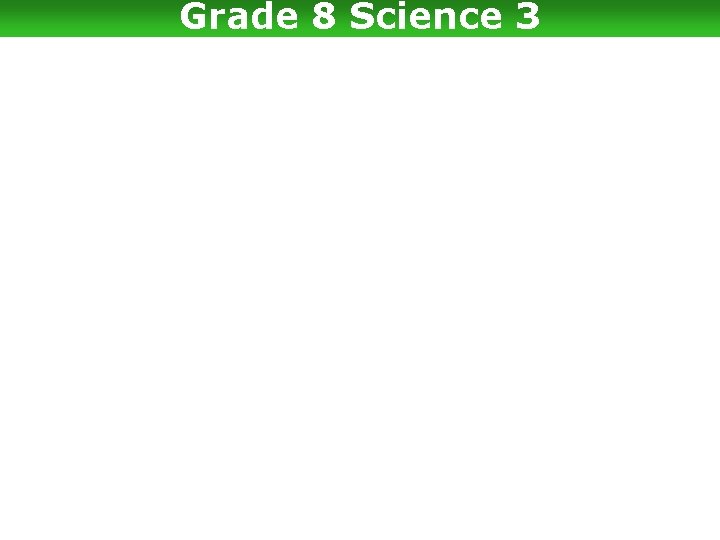 Grade 8 Science 3 