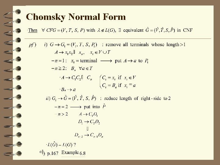 Chomsky Normal Form 