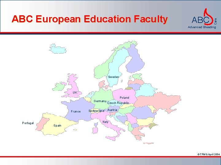 ABC Care ABC European Education Faculty Advanced Bleeding Sweden UK Poland Germany France Portugal