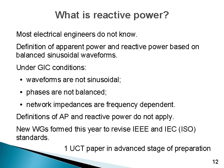 What is reactive power? Most electrical engineers do not know. Definition of apparent power
