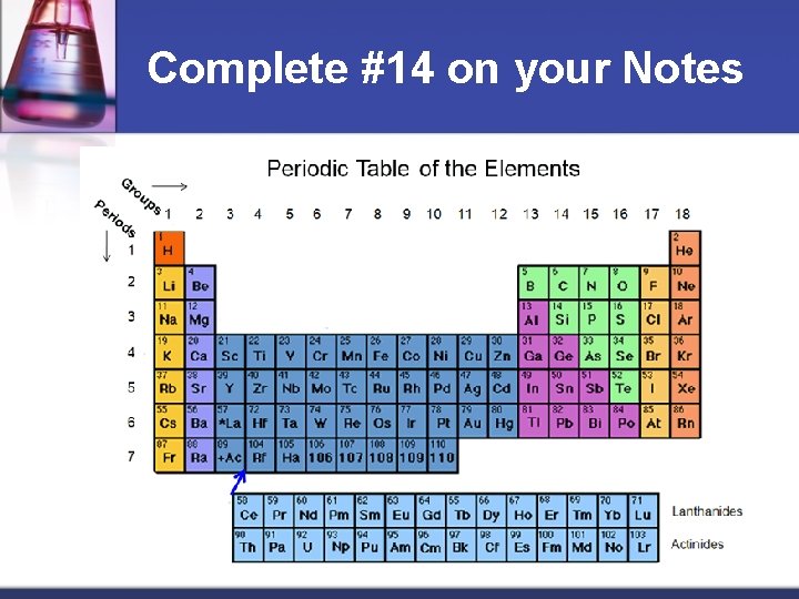 Complete #14 on your Notes 