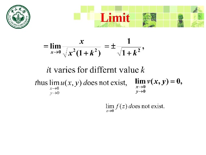 Limit From Theorem 1, 