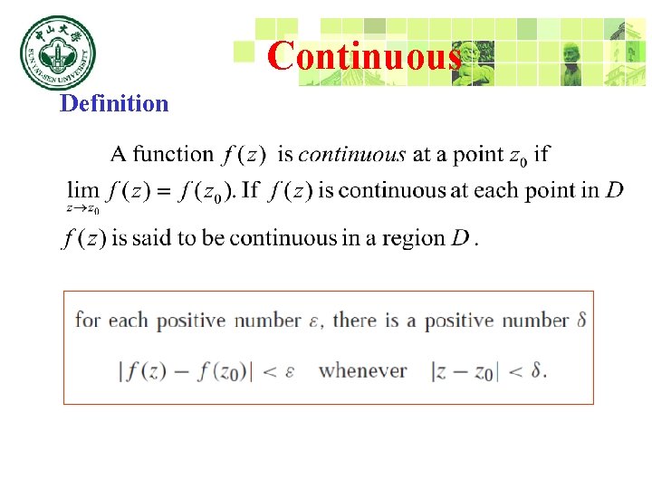 Continuous Definition 