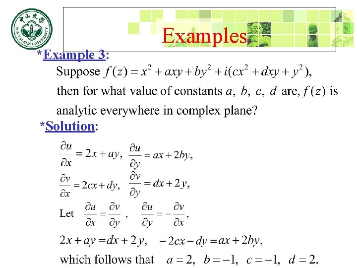 *Example 3: *Solution: Examples 