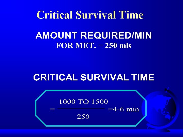 Critical Survival Time 