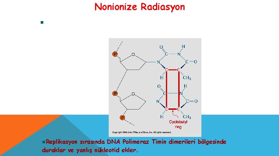 Nonionize Radiasyon n. Non-ionize radiasyonun en etkili dalga boyu 260 nm’ye kadar olan UV