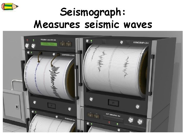 Seismograph: Measures seismic waves 