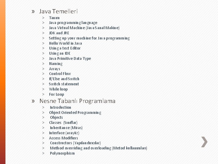 » Java Temelleri ˃ ˃ ˃ ˃ Tanım Java programming language Java Virtual Machine