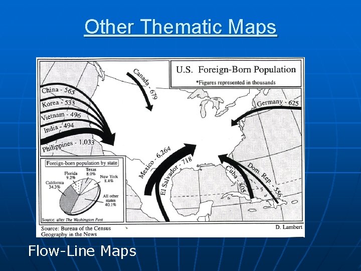 Other Thematic Maps Flow-Line Maps 