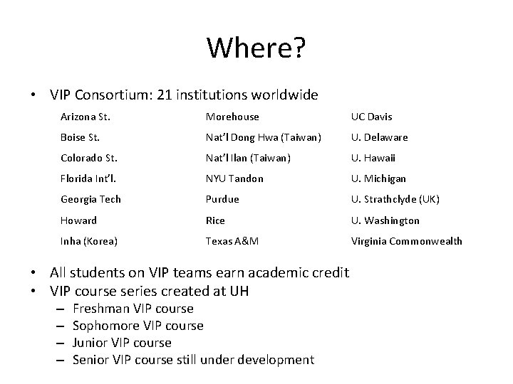 Keywords vertically integrated projects VIP projectbased learning ...