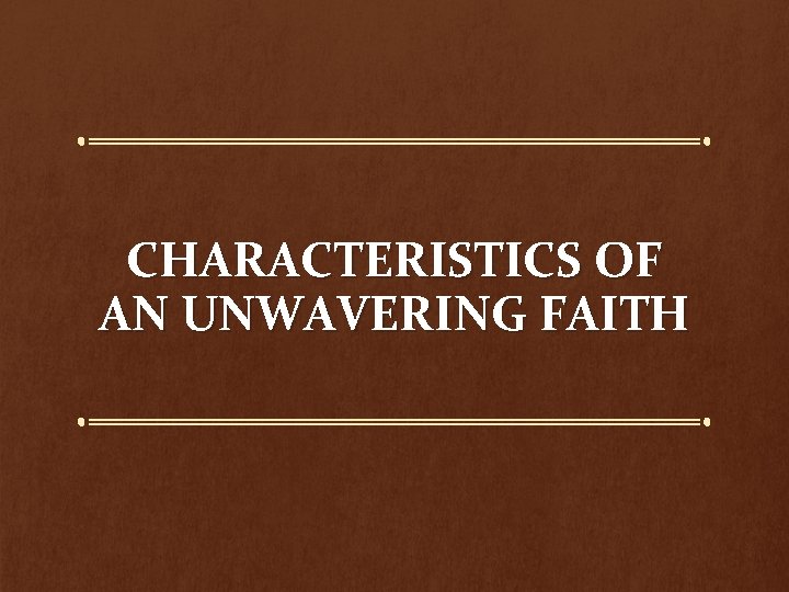 Different Kinds of Faith in the Bible Common
