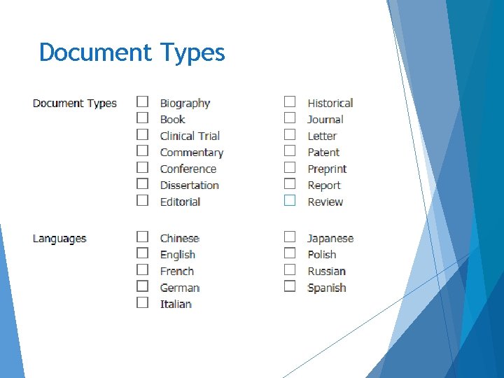 Document Types 