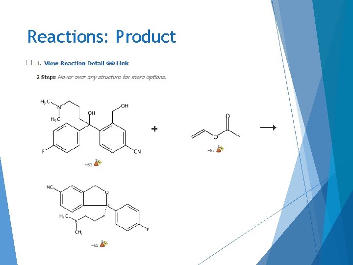 Reactions: Product 