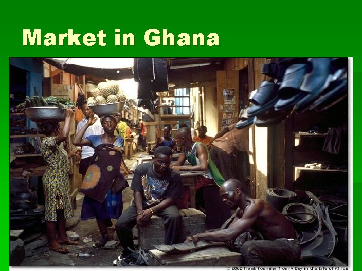 Market in Ghana 