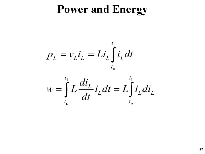 Power and Energy 37 