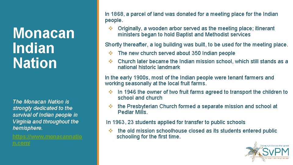 In 1868, a parcel of land was donated for a meeting place for the