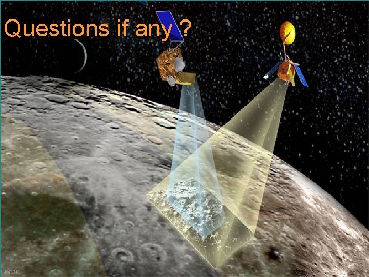Questions if any ? 