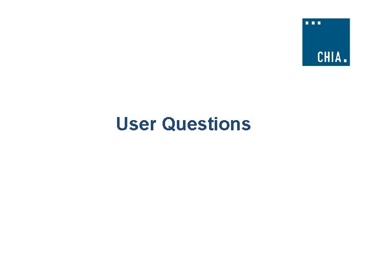 User Questions 