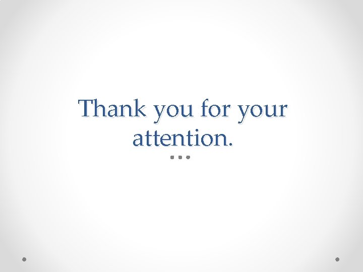 Thank you for your attention. 