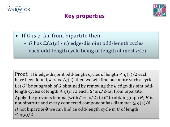 Key properties 