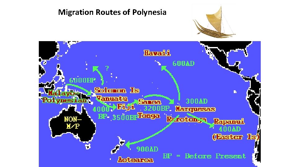 Migration Routes of Polynesia 