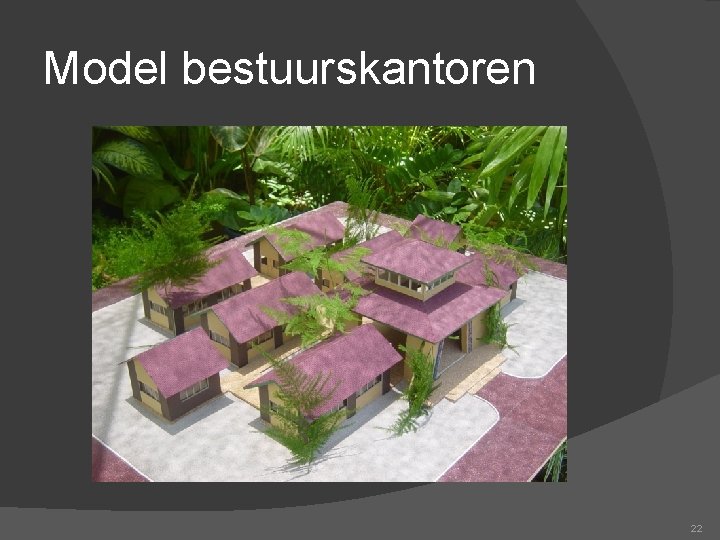 Model bestuurskantoren 22 