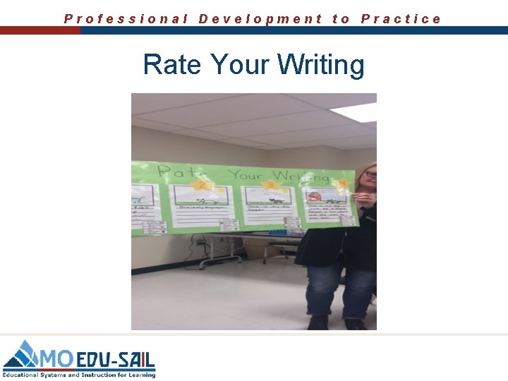 Professional Development to Practice Rate Your Writing 