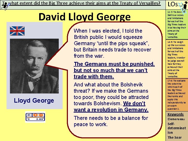 To what extent did the Big Three achieve their aims at the Treaty of