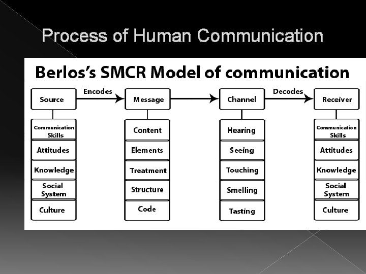 Process of Human Communication 