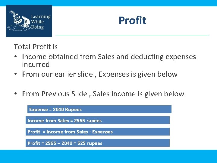 Profit and Loss Statement Introduction Balance sheet shows