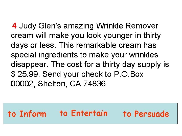 4 Judy Glen's amazing Wrinkle Remover cream will make you look younger in thirty