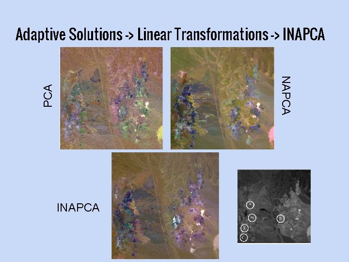Adaptive Solutions -> Linear Transformations -> INAPCA INAPCA 