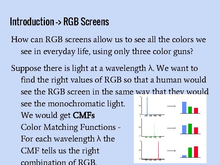 Introduction -> RGB Screens How can RGB screens allow us to see all the