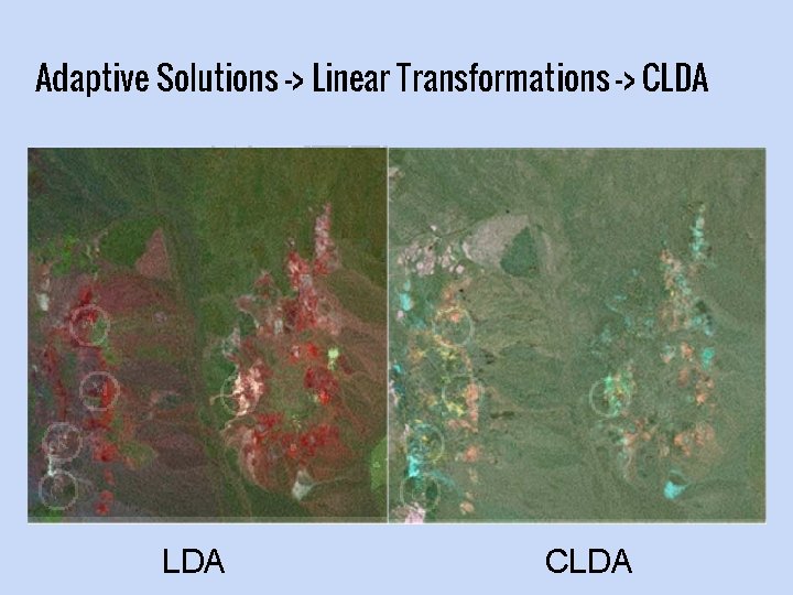 Adaptive Solutions -> Linear Transformations -> CLDA 