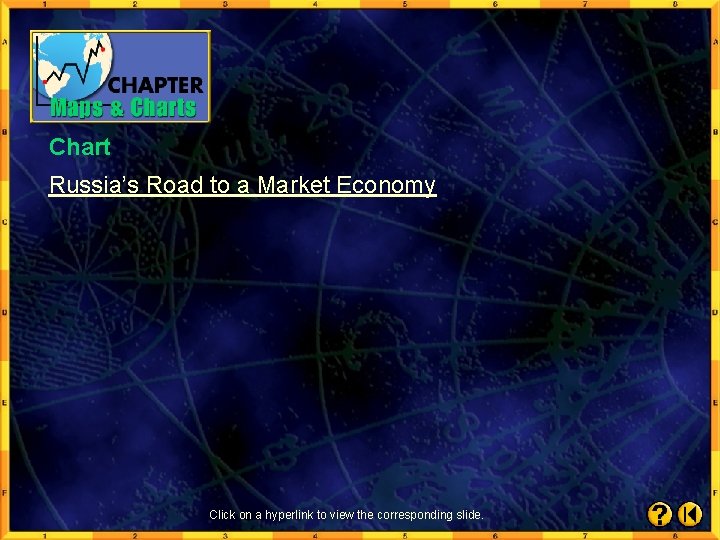Chart Russia’s Road to a Market Economy Click on a hyperlink to view the