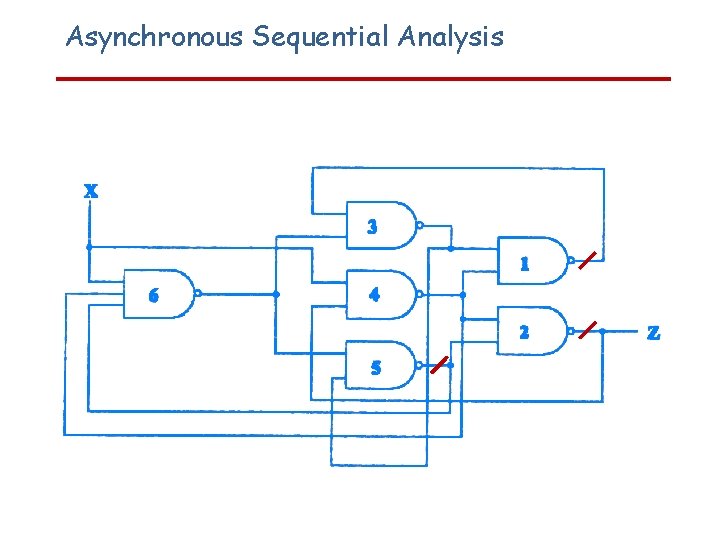 Asynchronous Sequential Analysis 