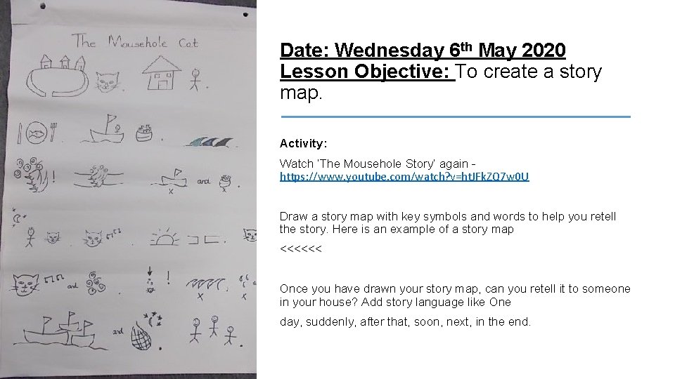 Date: Wednesday 6 th May 2020 Lesson Objective: To create a story map. Activity: