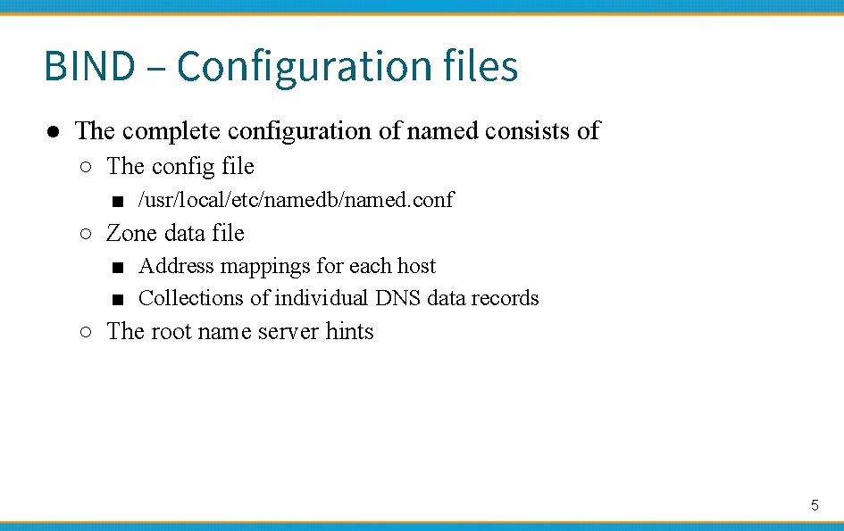 The BIND Software lwhsu 2020 2021 CCBY 2019