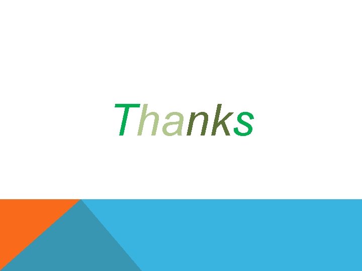 Thanks 