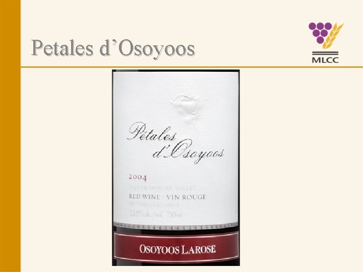 Petales d’Osoyoos 