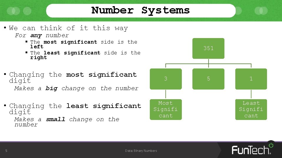 Number Systems • We can think of it this way For any number § Number Systems • We can think of it this way For any number §