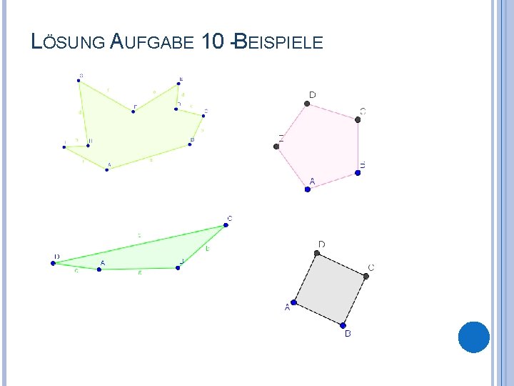 LÖSUNG AUFGABE 10 -BEISPIELE 