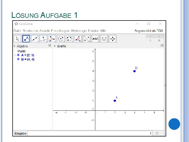 LÖSUNG AUFGABE 1 