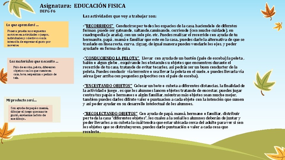 DIRECCIN DE EDUCACIN PRIMARIA GENERAL Bienvenidos EDUCACIN FSICA