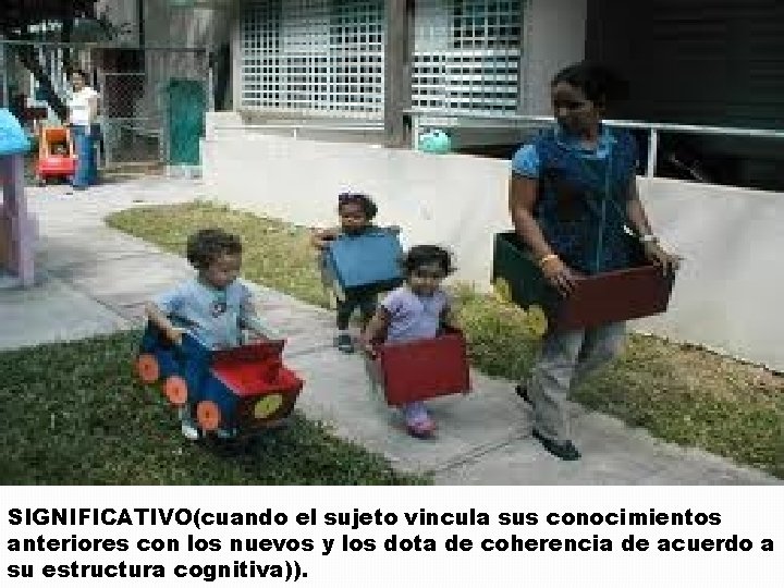 SIGNIFICATIVO(cuando el sujeto vincula sus conocimientos anteriores con los nuevos y los dota de
