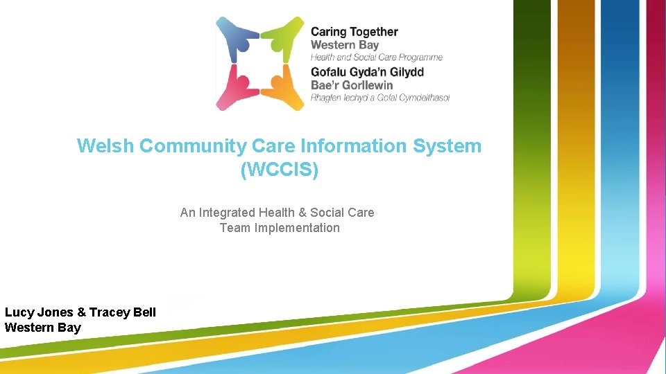 Welsh Community Care Information System (WCCIS) An Integrated Health & Social Care Team Implementation