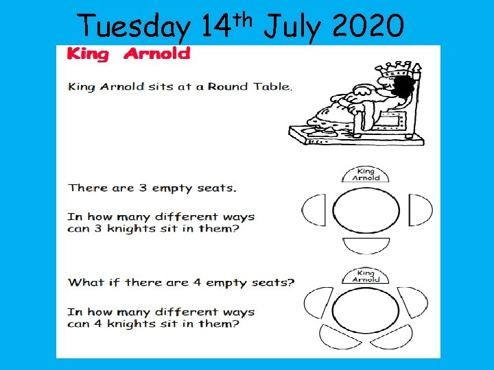 Tuesday th 14 July 2020 